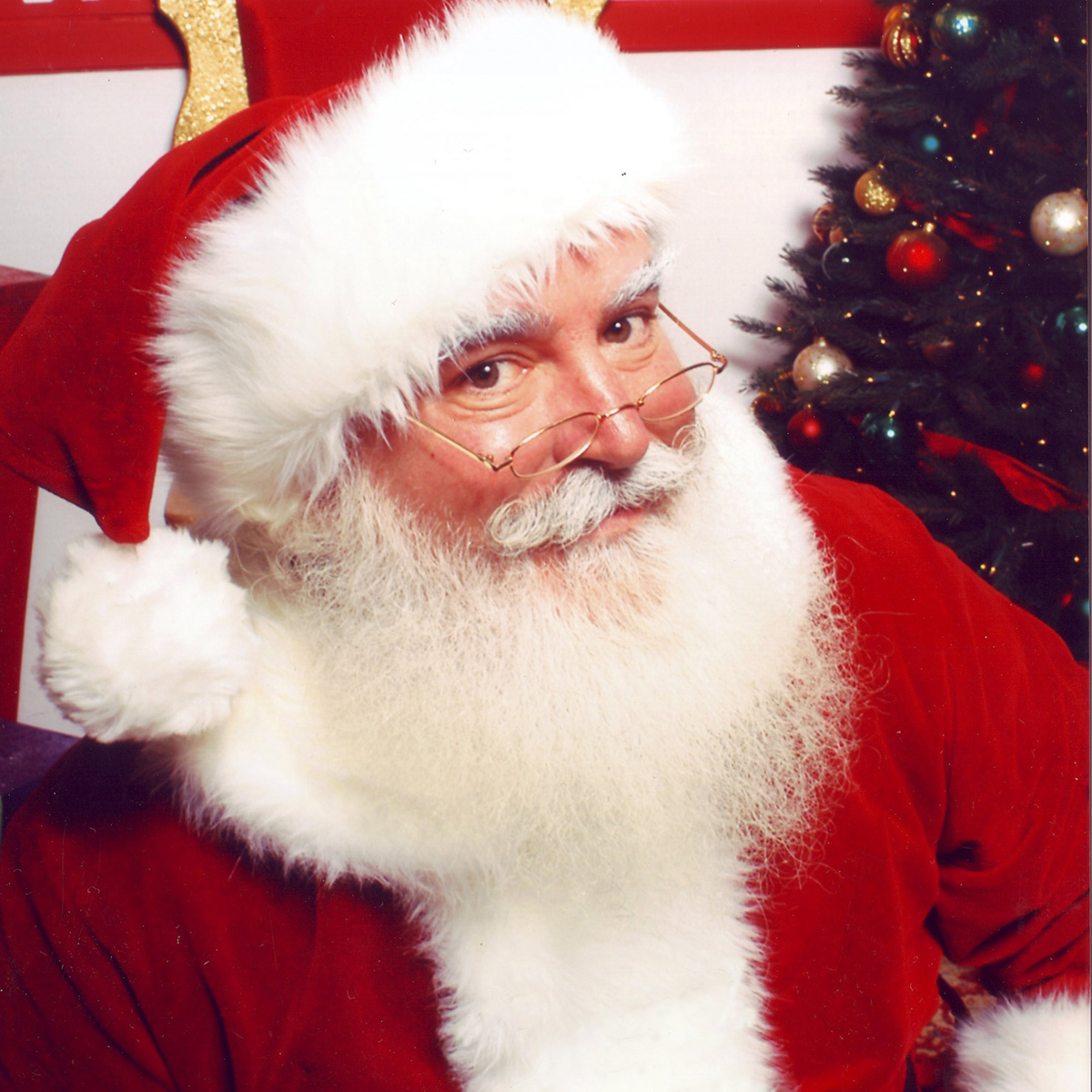 Kerstmarkt met Kerstman